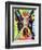 Boston Terrier Crowned-Dean Russo-Framed Giclee Print