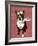 Boston Terrier Flying Ace-Fab Funky-Framed Art Print