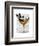 Boston Terrier in Cocktail Glass-Fab Funky-Framed Art Print