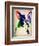 Boston Terrier Watercolor-NaxArt-Framed Art Print