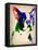 Boston Terrier Watercolor-NaxArt-Framed Stretched Canvas