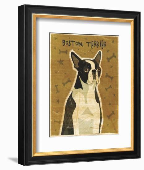 Boston Terrier-John Golden-Framed Art Print