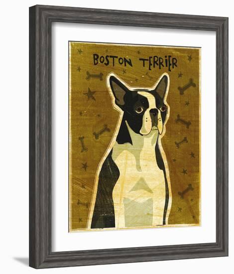 Boston Terrier-John Golden-Framed Art Print