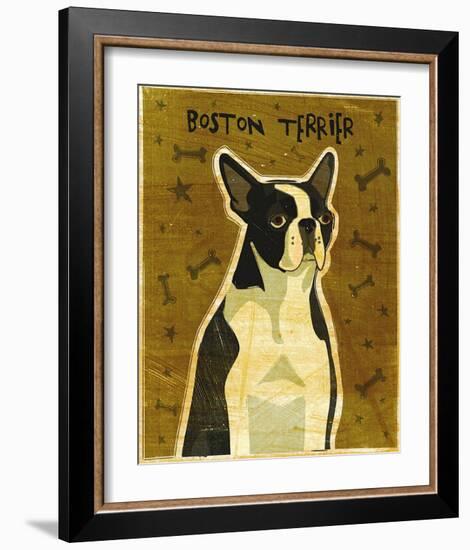 Boston Terrier-John Golden-Framed Art Print