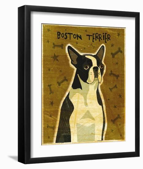 Boston Terrier-John Golden-Framed Art Print