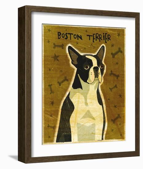 Boston Terrier-John Golden-Framed Art Print