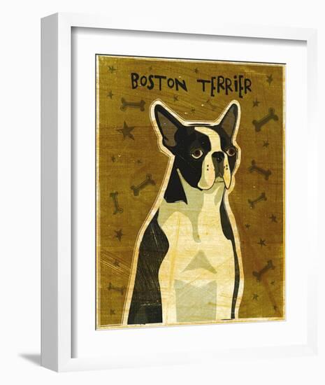 Boston Terrier-John Golden-Framed Art Print