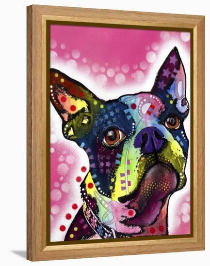 Boston Terrier-Dean Russo-Framed Premier Image Canvas