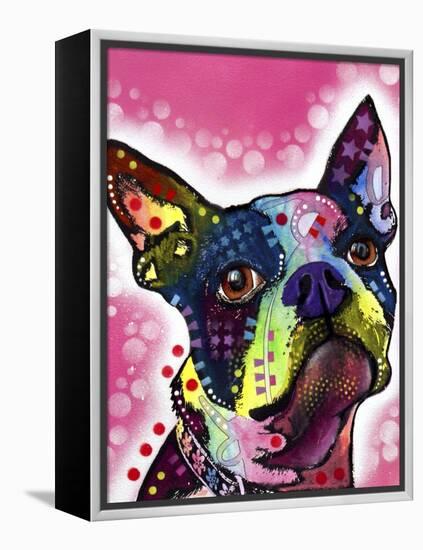 Boston Terrier-Dean Russo-Framed Premier Image Canvas