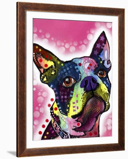 Boston Terrier-Dean Russo-Framed Premium Giclee Print