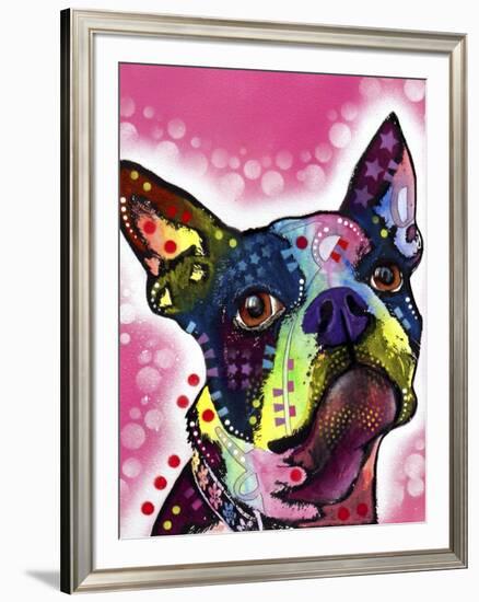 Boston Terrier-Dean Russo-Framed Premium Giclee Print