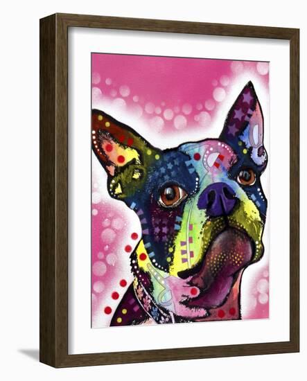 Boston Terrier-Dean Russo-Framed Giclee Print