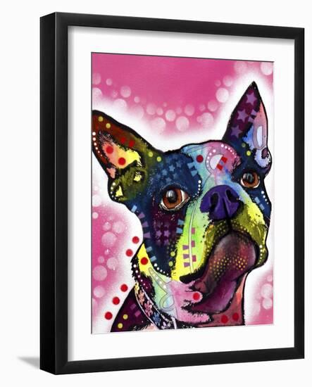 Boston Terrier-Dean Russo-Framed Giclee Print