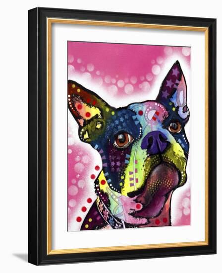Boston Terrier-Dean Russo-Framed Giclee Print