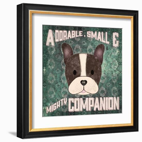 Boston Terrier-Ashley Sta Teresa-Framed Art Print