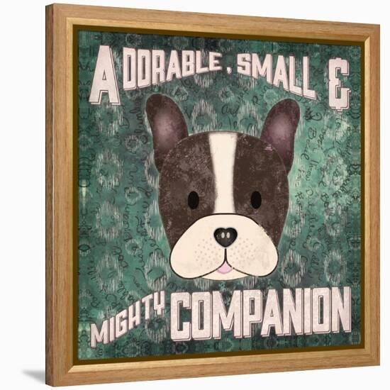 Boston Terrier-Ashley Sta Teresa-Framed Stretched Canvas