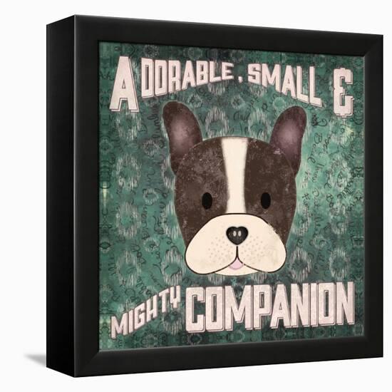 Boston Terrier-Ashley Sta Teresa-Framed Stretched Canvas