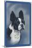 Boston Terrier-null-Mounted Art Print