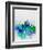 Boston Watercolor Skyline-NaxArt-Framed Art Print