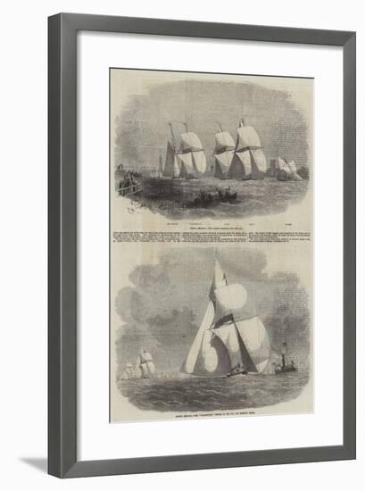 Boston Yacht Club Regatta-Edwin Weedon-Framed Giclee Print