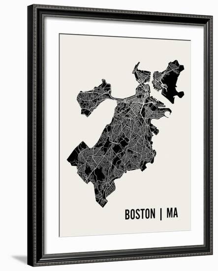 Boston-Mr City Printing-Framed Art Print