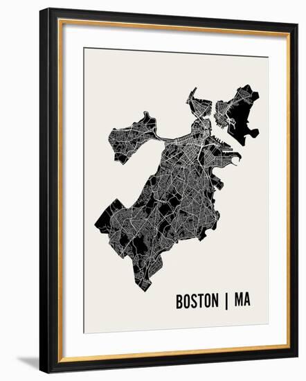 Boston-Mr City Printing-Framed Art Print