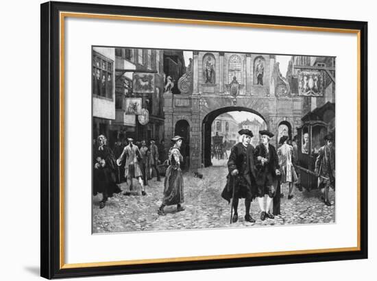 Boswell and Dr. Johnson-null-Framed Giclee Print