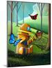 Bot and the Butterflies-Cindy Thornton-Mounted Art Print