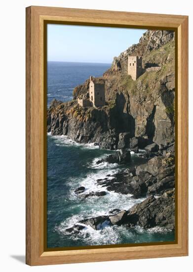 Botallack Mine Engine Houses, Cornwall-Peter Thompson-Framed Premier Image Canvas