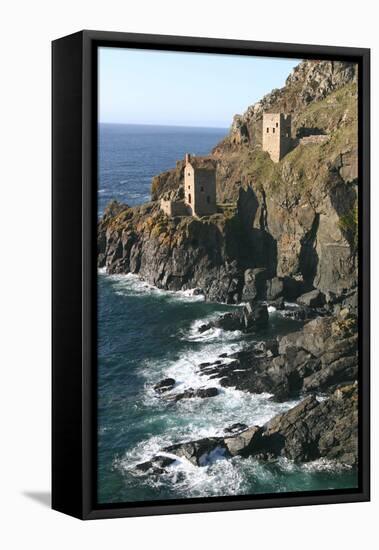 Botallack Mine Engine Houses, Cornwall-Peter Thompson-Framed Premier Image Canvas