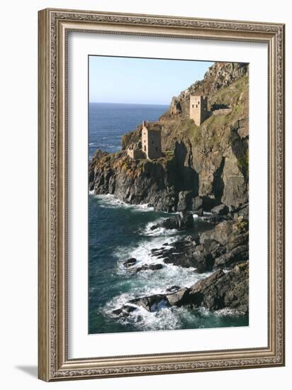 Botallack Mine Engine Houses, Cornwall-Peter Thompson-Framed Photographic Print