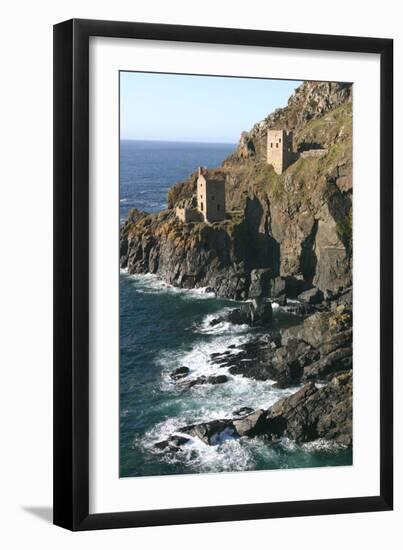 Botallack Mine Engine Houses, Cornwall-Peter Thompson-Framed Photographic Print