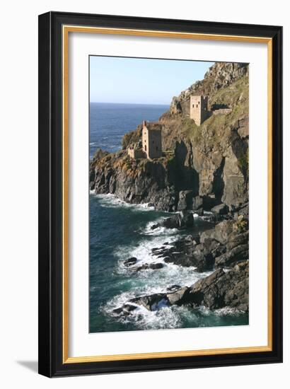 Botallack Mine Engine Houses, Cornwall-Peter Thompson-Framed Photographic Print