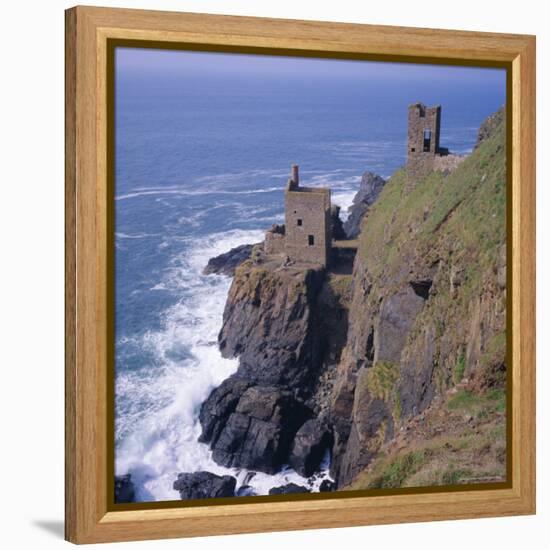 Botallack Tin Mines, Cornwall, England-Roy Rainford-Framed Premier Image Canvas