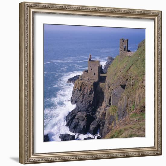 Botallack Tin Mines, Cornwall, England-Roy Rainford-Framed Photographic Print