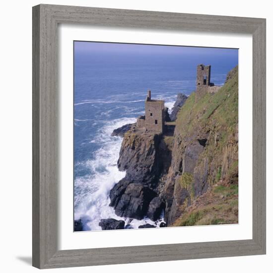 Botallack Tin Mines, Cornwall, England-Roy Rainford-Framed Photographic Print