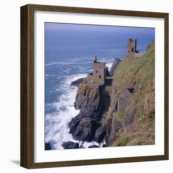 Botallack Tin Mines, Cornwall, England-Roy Rainford-Framed Photographic Print