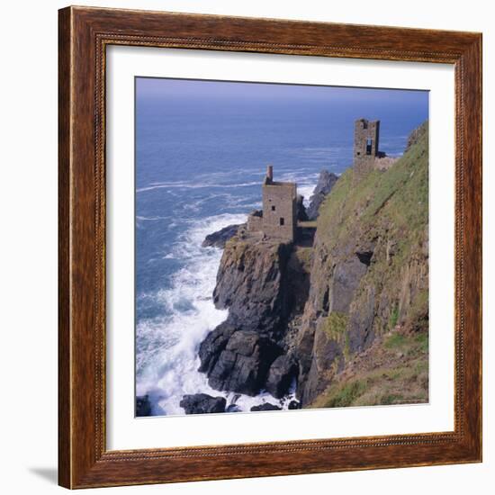 Botallack Tin Mines, Cornwall, England-Roy Rainford-Framed Photographic Print