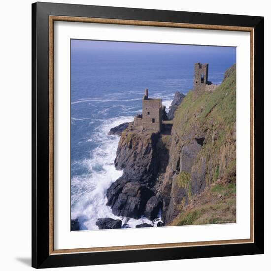 Botallack Tin Mines, Cornwall, England-Roy Rainford-Framed Photographic Print