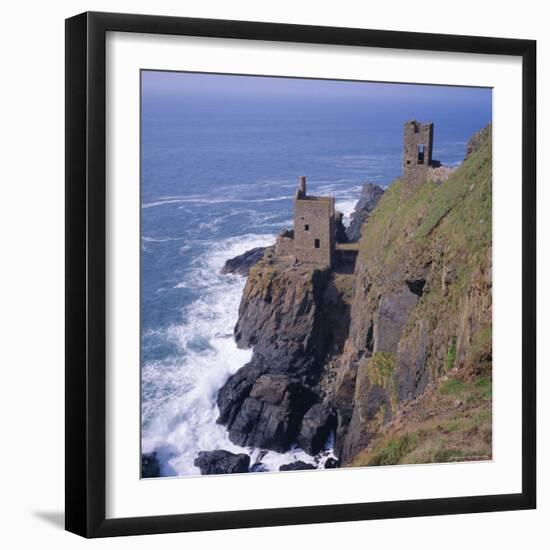 Botallack Tin Mines, Cornwall, England-Roy Rainford-Framed Photographic Print