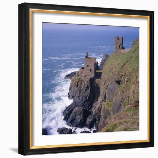 Botallack Tin Mines, Cornwall, England-Roy Rainford-Framed Photographic Print