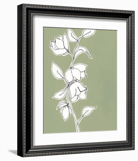 Botanic Drawing II-Regina Moore-Framed Art Print