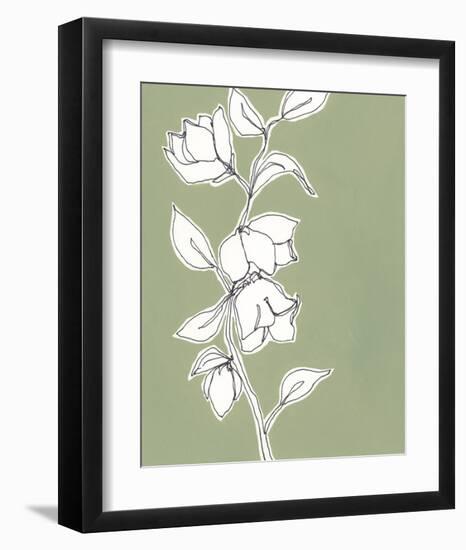 Botanic Drawing II-Regina Moore-Framed Art Print