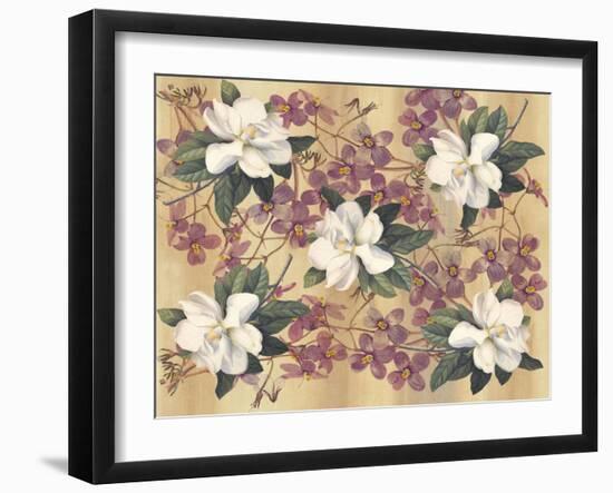 Botanic Magnolia-Maria Trad-Framed Giclee Print