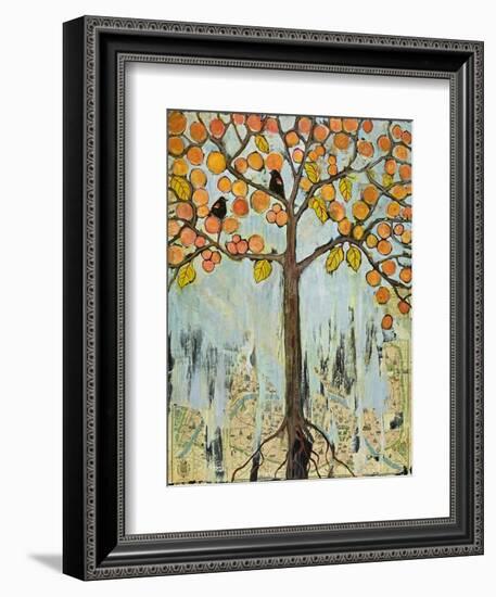 Botanical Art Tree Americans in Paris-Blenda Tyvoll-Framed Art Print