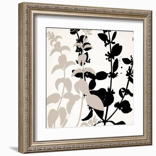 Botanical Black 2-Kimberly Allen-Framed Art Print