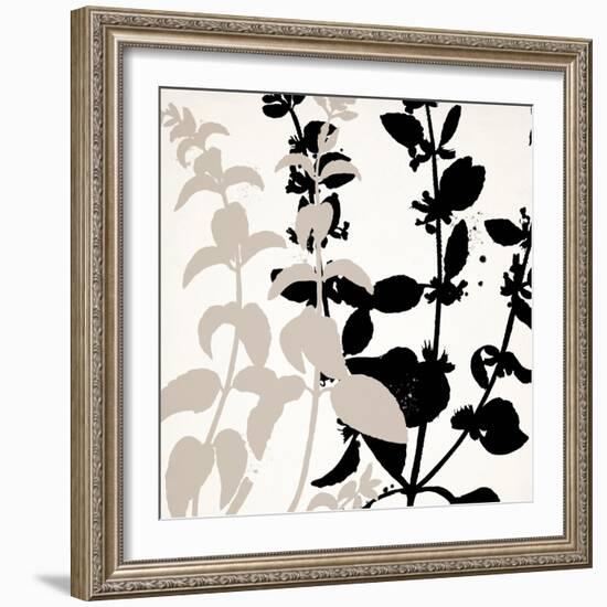 Botanical Black 2-Kimberly Allen-Framed Art Print