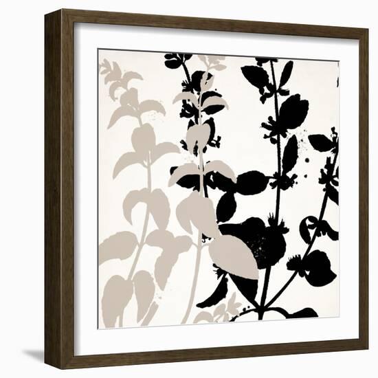 Botanical Black 2-Kimberly Allen-Framed Art Print