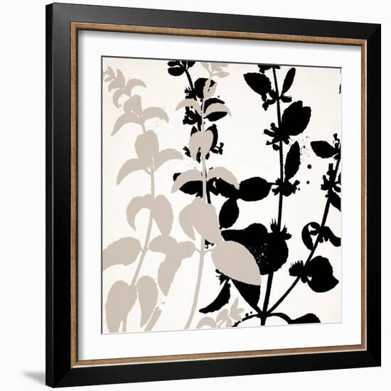 Botanical Black 2-Kimberly Allen-Framed Art Print