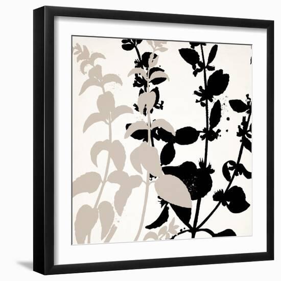 Botanical Black 2-Kimberly Allen-Framed Art Print